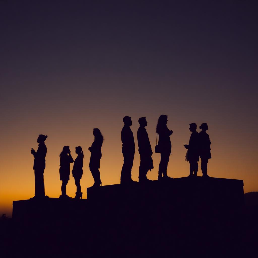 People in conversation, guided support in a warm setting